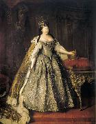 Louis Caravaque Portrait of Empress Anna Ioannovna France oil painting artist